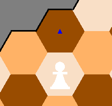 Legal moves of the pawn